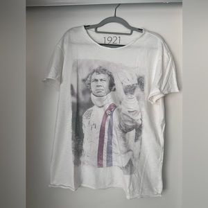 Men’s Steve McQueen Two Finger Salute T-shirt